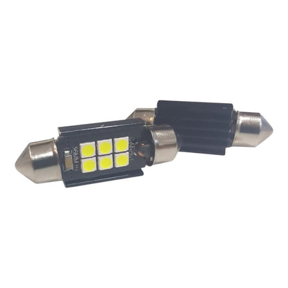 2x 6SMD LED Kennzeichenbeleuchtung 12V Soffitte 36mm für BMW 3 Compact E46