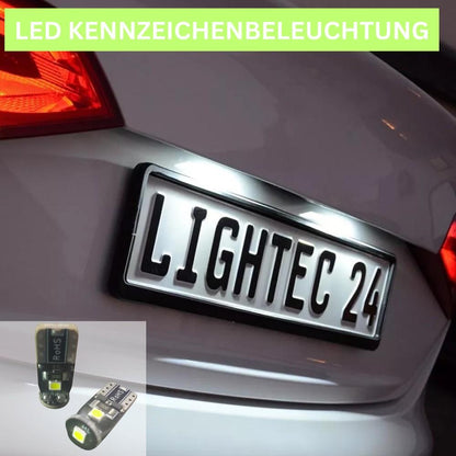 2x 3SMD LED נורות לוחית רישוי 12vW5W T10 עבור MAZDA 6 Saloon (GH)