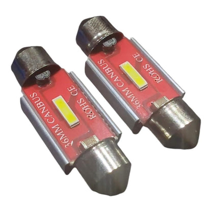 2x 1SMD LED Kennzeichenbeleuchtung 12V Soffitte 36mm für VW TIGUAN 5N