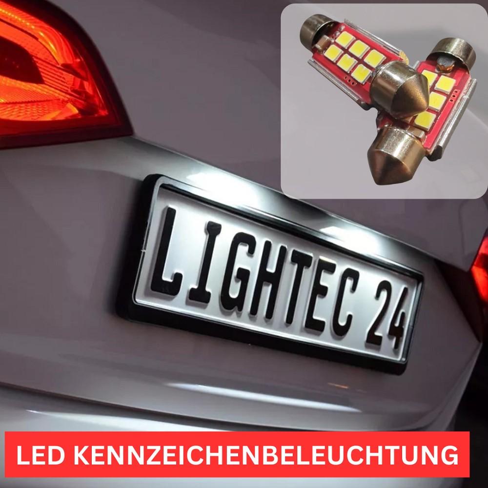 2x 6SMD LED Kennzeichenbeleuchtung 12V Soffitte 36mm für VW GOLF V Variant 1K5