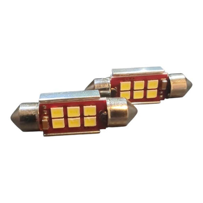 2x 6SMD LED Kennzeichenbeleuchtung 12V Soffitte 36mm für VW GOLF V Variant 1K5