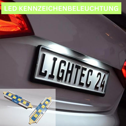 2x 4SMD LED Kennzeichenbeleuchtung 12V Soffitte 36mm für BMW 3 E90