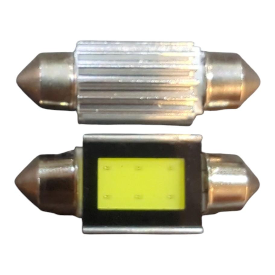 2x COB LED -lisensplatebelysning 12V Soffitte 36mm for Audi A4 Allroad 8kh, B8