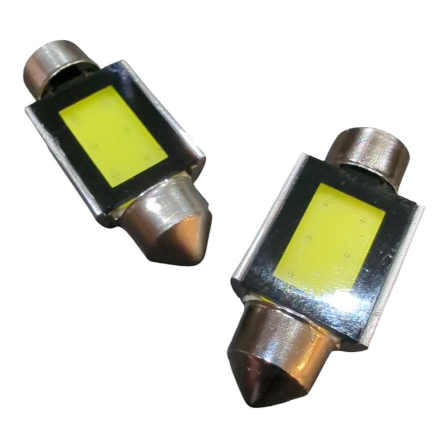 2x COB LED Kennzeichenbeleuchtung 12V Soffitte 36mm für AUDI A4 Allroad 8KH