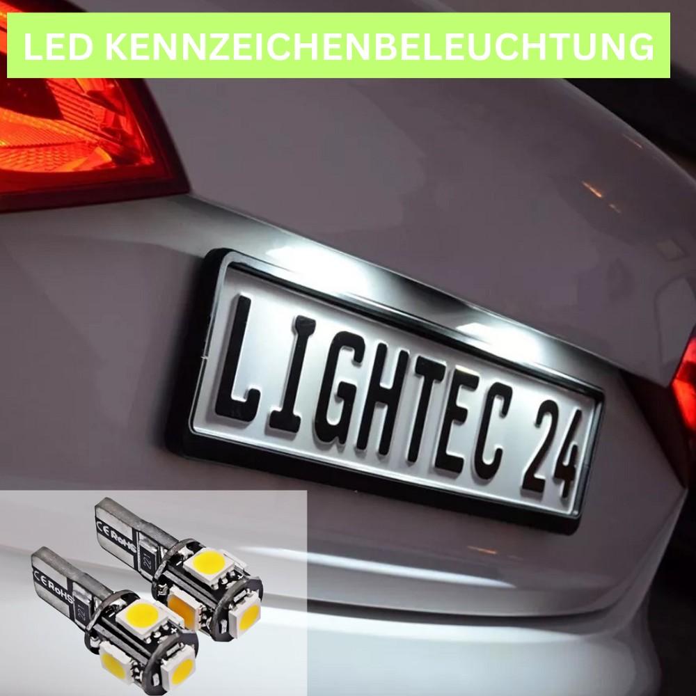 2x 5SMD светодиодные фонари номерного знака 12ВW5W T10 для SKODA OCTAVIA III Combi 5E5, 5E6