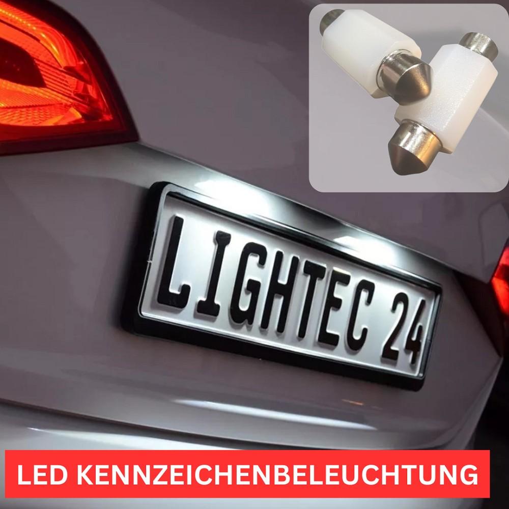 2x 2SMD LED Kennzeichenbeleuchtung 12V Soffitte 36mm für SKODA OCTAVIA II 1Z3