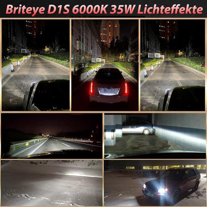Sæt 2 stykker Xenon Brenner D3S 6000K 35W Lampe E-test Mark Audi A6 C6 4F2