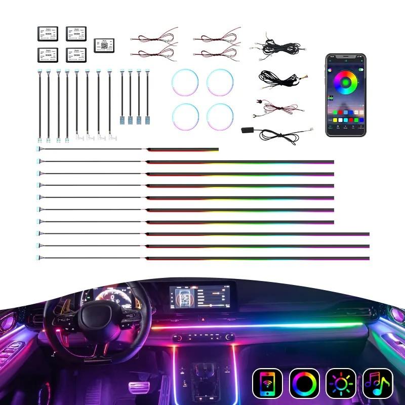 6-in-1 LED Ambiente Licht Set RGB mit App-Steuerung Audi