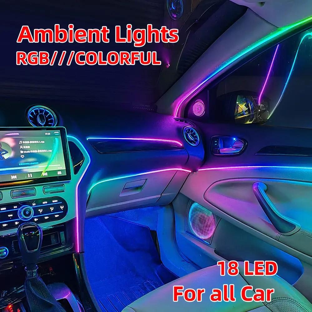 6-in-1 LED Ambiente Licht Set RGB mit App-Steuerung Audi