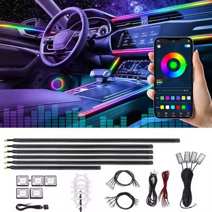 6-in-1 LED Ambiente Licht Set RGB mit App-Steuerung Audi