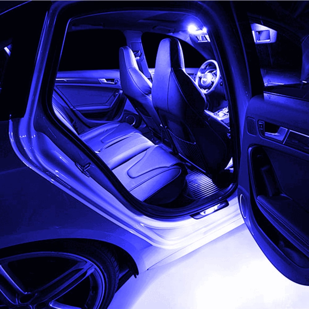 LED Innenraumbeleuchtung Premium Lichtpaket Ford Fiesta III (GFJ) Blau