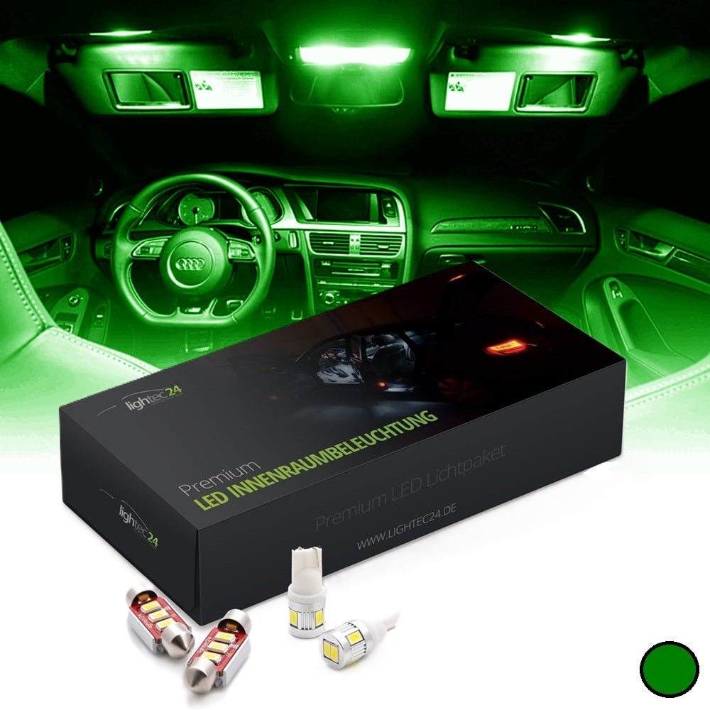 LED Innenraumbeleuchtung VW T5 Multivan Facelift Premium Lichtpaket Grün