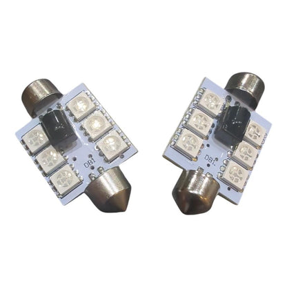 2x RGB LED Kennzeichenbeleuchtung 12V Soffitte 36mm für VW GOLF IV Variant 1J5 - LEDRide