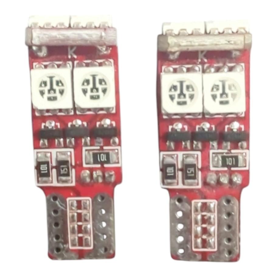 2xRGB LED Kennzeichenbeleuchtung 12vW5W RENAULT SCÉNIC I JA0/1,FA0 - LEDRide