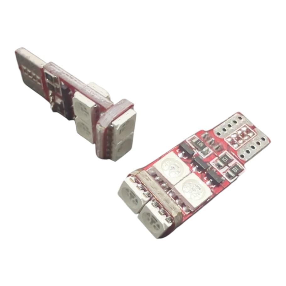 2xRGB LED Kennzeichenbeleuchtung 12vW5W RENAULT SCÉNIC I JA0/1,FA0 - LEDRide