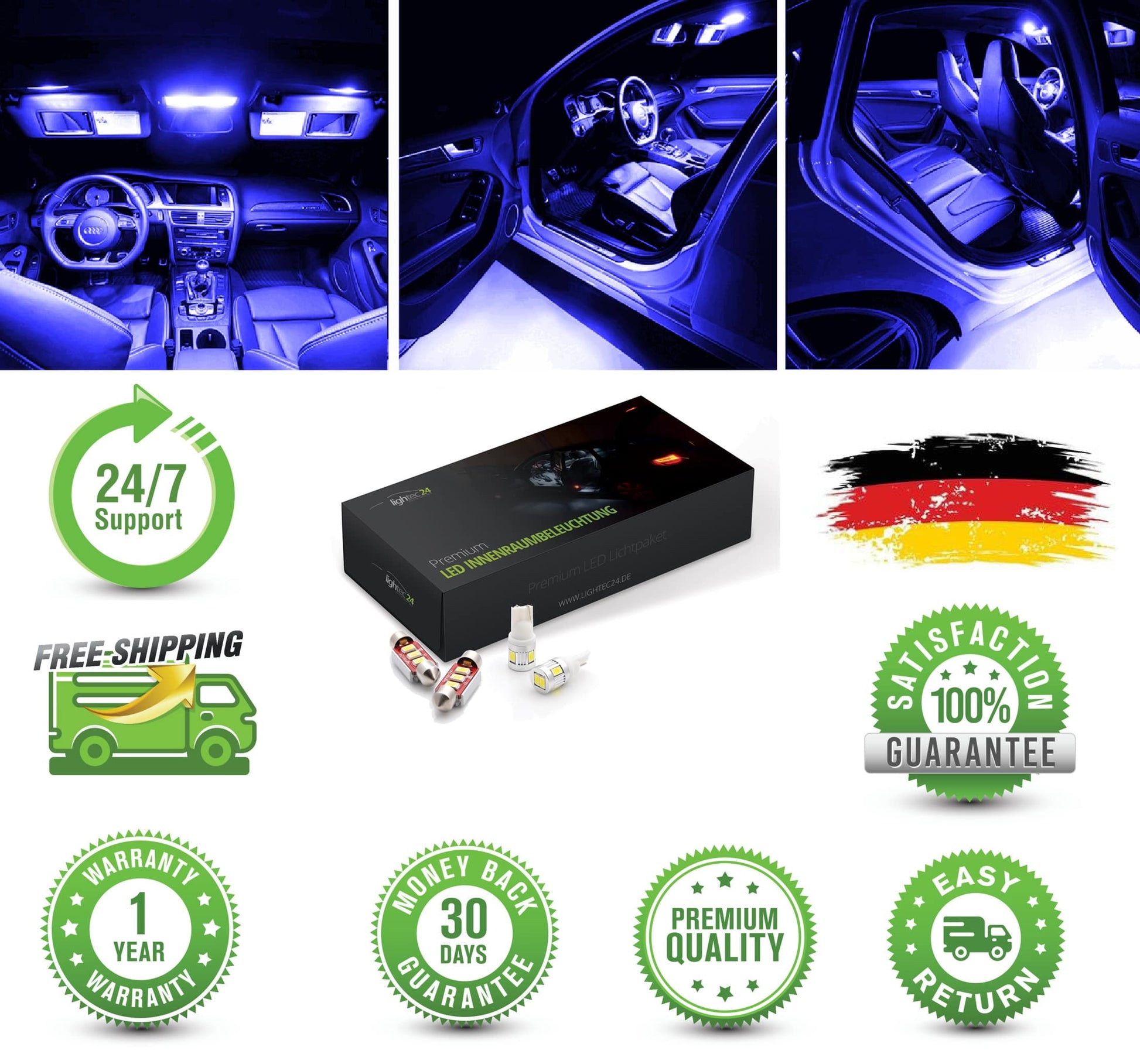 LED Innenraumbeleuchtung Opel Astra G CC (F48_