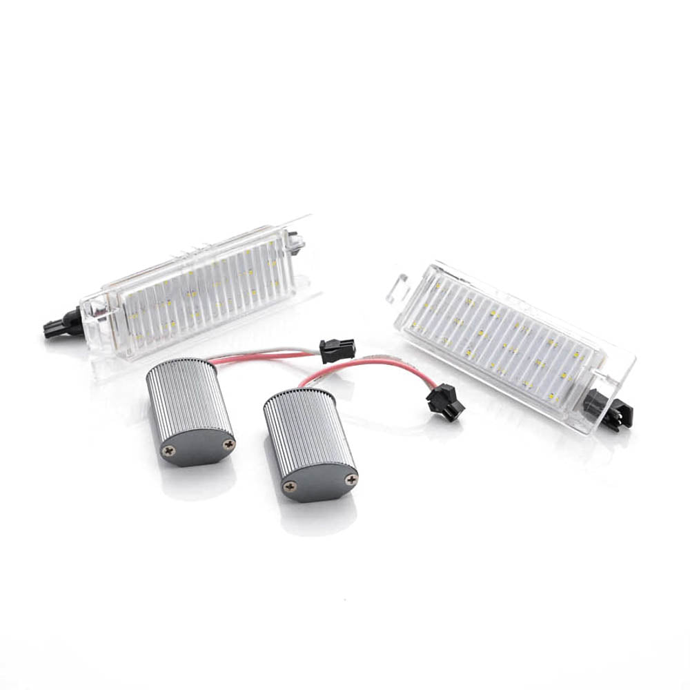 LED Kennzeichenbeleuchtung Module Alfa Romeo Fiat Opel Mini mit Zulassung - LEDRide