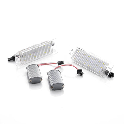 LED Kennzeichenbeleuchtung Module Alfa Romeo Fiat Opel Mini mit Zulassung - LEDRide