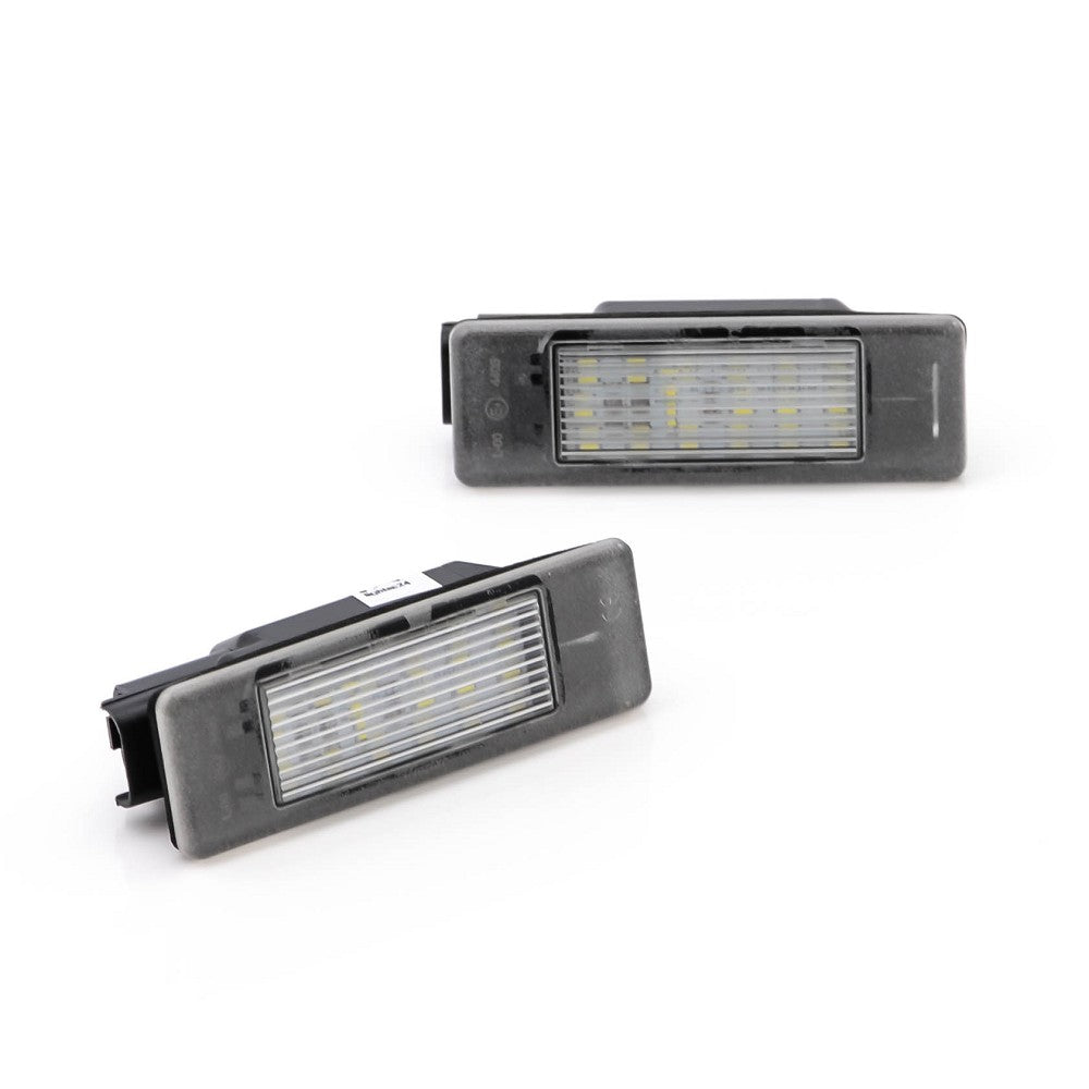 LED Kennzeichenbeleuchtung Module Citroen Peugeot E-Prüfzeichen - LEDRide