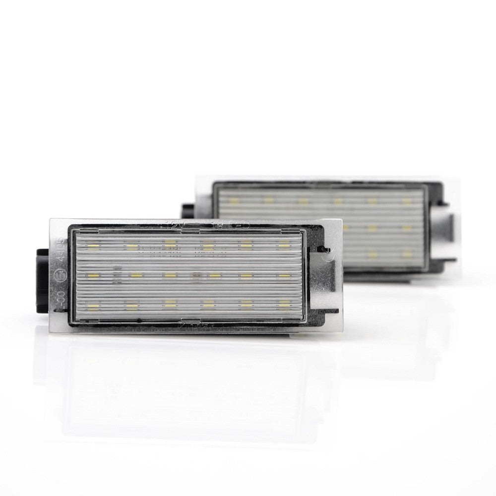 LED Kennzeichenbeleuchtung Module Renault Clio Twingo Megane Laguna Vel Satis Master mit Zulassung - LEDRide
