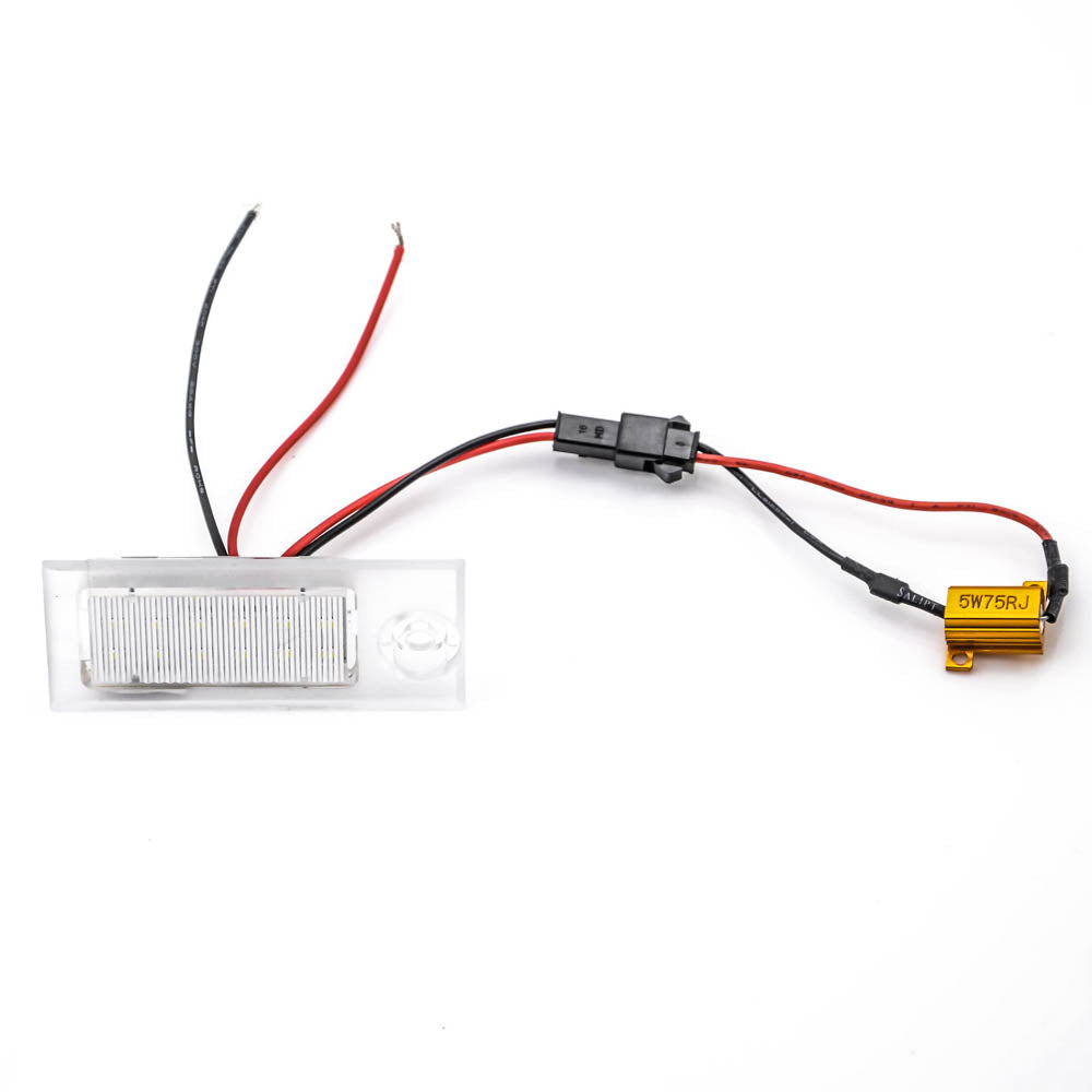 LED Kennzeichenbeleuchtung Module Audi A6 C5 4B Limousine E-Prüfzeichen - LEDRide