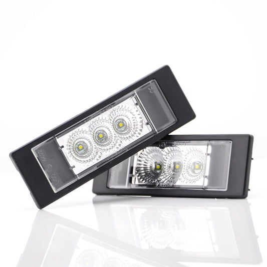 LED Kennzeichenbeleuchtung Module BMW Opel Fiat Alfa-Romeo CHROME CREE Zulassung