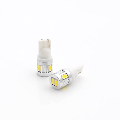 2 Stück 6SMD LED Standlicht Parkleuchte W5W T10 5050 CANBUS XENON Glassockel
