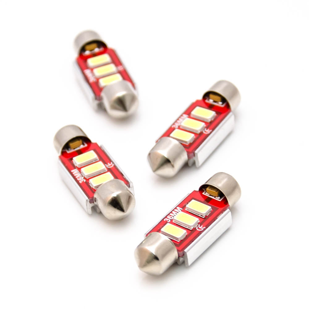 4 Stück LED Soffitten C5W 36mm 5730 SMD Xenon Innenraum Beleuchtung KFZ - LEDRide