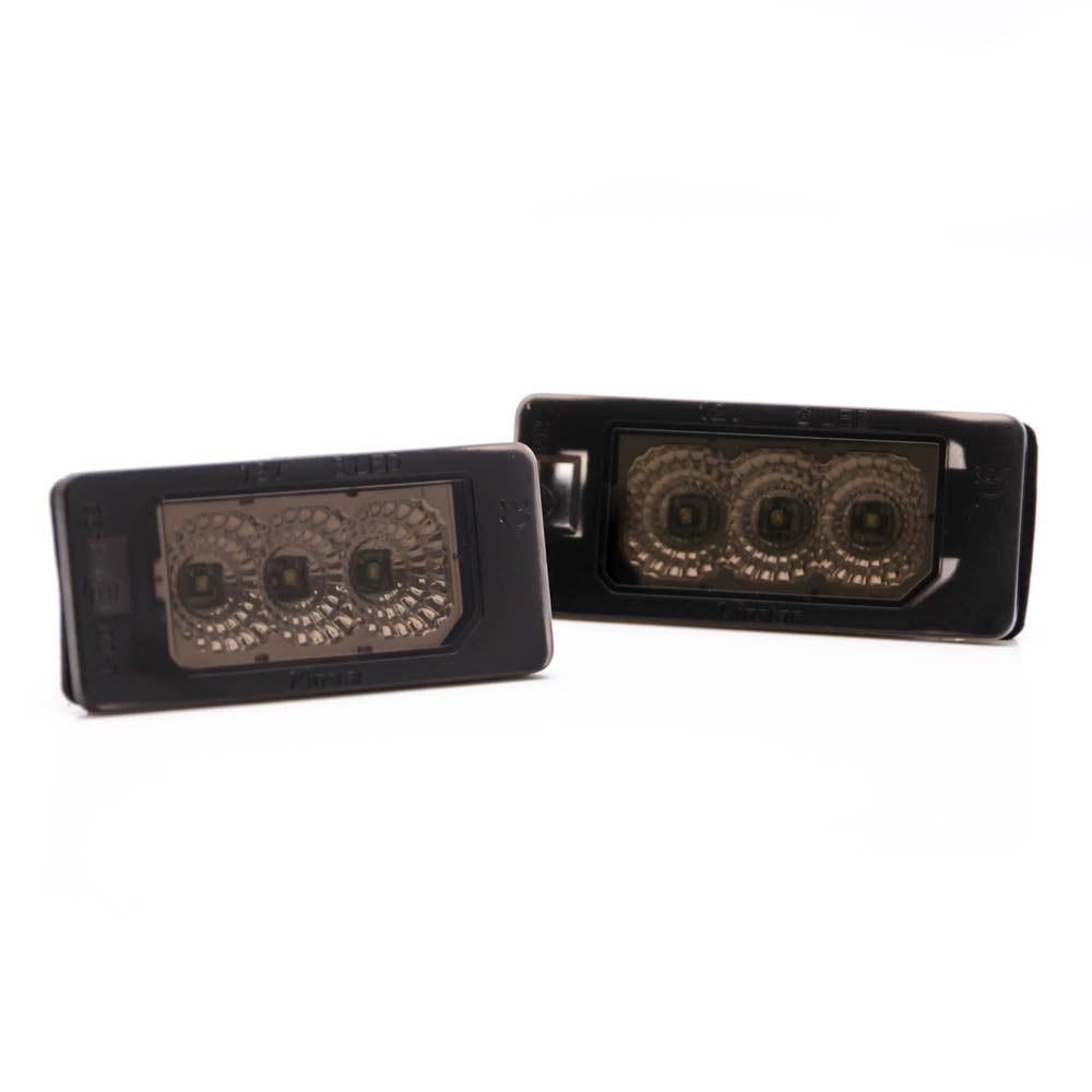 LED Kennzeichenbeleuchtung Module Audi VW Seat Skoda BMW mit Zulassung smoked - LEDRide