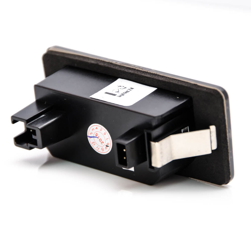 LED Kennzeichenbeleuchtung Module Audi VW Seat Skoda BMW mit Zulassung smoked - LEDRide