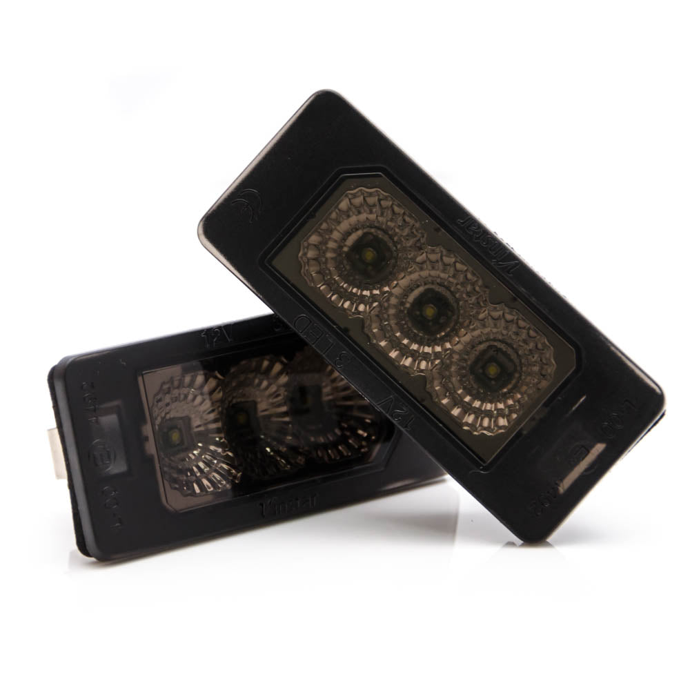 LED Kennzeichenbeleuchtung Module Audi VW Seat Skoda BMW mit Zulassung smoked - LEDRide