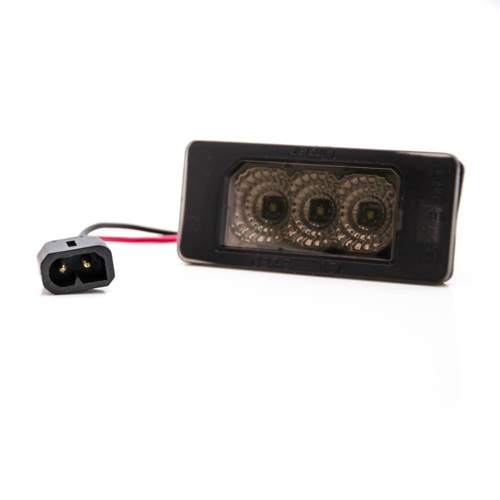 LED Kennzeichenbeleuchtung Module Audi VW Seat Skoda BMW mit Zulassung smoked - LEDRide
