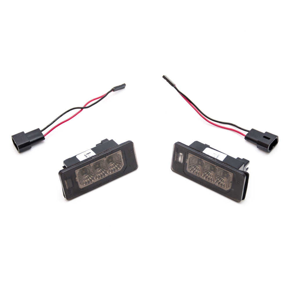 LED Kennzeichenbeleuchtung Module Audi VW Seat Skoda BMW mit Zulassung smoked - LEDRide