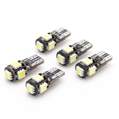 5 Stück W5W T10 5 SMD LED 5050 Canbus Lampe Innenraum - LEDRide