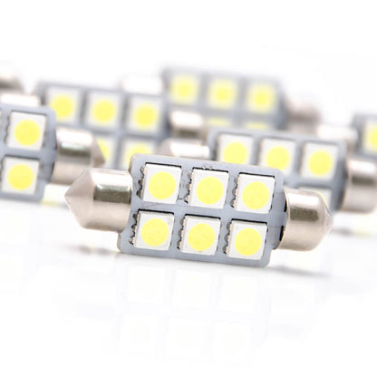 50x LED Soffitte C5W 39mm 5050 6 SMD weiß Innenraum Beleuchtung KFZ Festoon - LEDRide