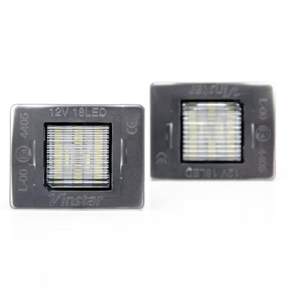 LED Kennzeichenbeleuchtung Mercedes A GLA SLK GL M V Klasse Vito E-Prüfzeichen - LEDRide