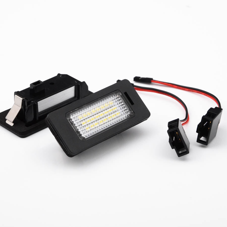 LED Kennzeichenbeleuchtung Module Xenon Audi A1 A4 B8 A5 TT Q3 Q5 mit Zulassung - LEDRide