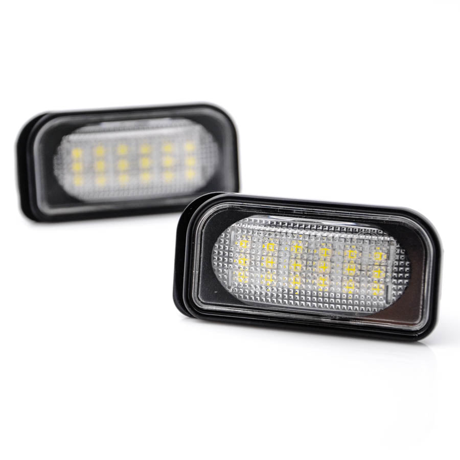 LED Kennzeichenbeleuchtung Mercedes SL R230 CLK W209 C-Klasse E-Prüfzeichen - LEDRide