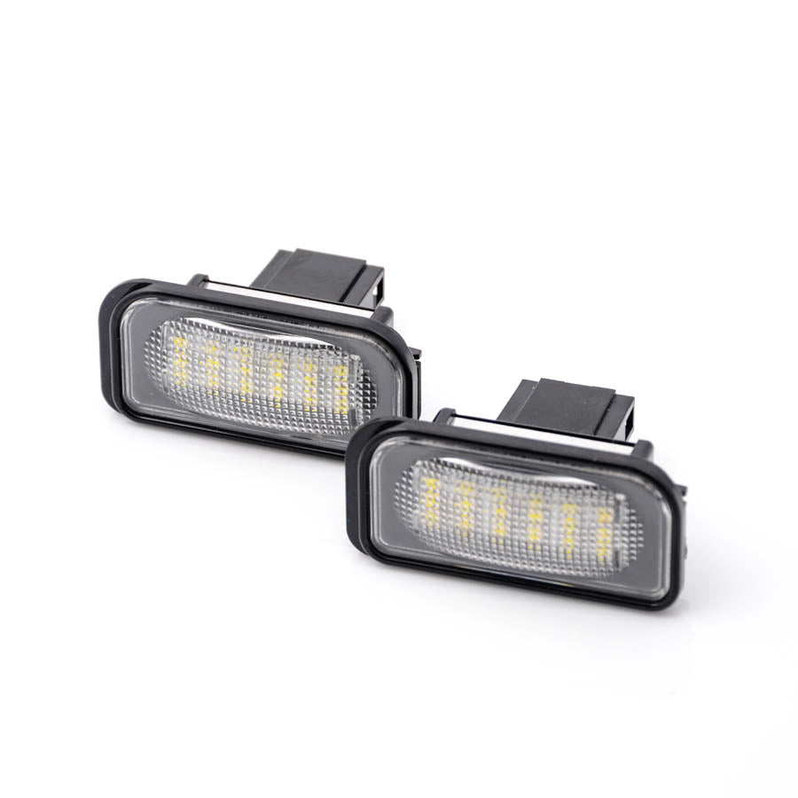 LED Kennzeichenbeleuchtung Mercedes SL R230 CLK W209 C-Klasse E-Prüfzeichen - LEDRide