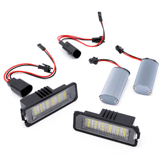 LED Kennzeichenbeleuchtung Module Skoda Superb 3T Limousine E-Prüfzeichen