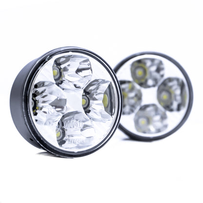 LED Tagfahrlicht 8 SMD rund Ø70mm E-Prüfzeichen R87 DRL 6000K - LEDRide