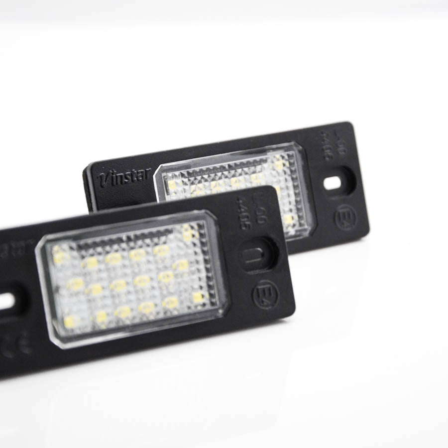 LED Kennzeichenbeleuchtung Module passend für Touareg Tiguan Passat B5 mit Zulassung - LEDRide