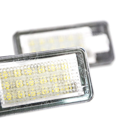 LED Kennzeichenbeleuchtung Module Xenon weiss CANBUS Audi A3 A4 A5 A6 A8 Q7 E-Prüfzeichen - LEDRide