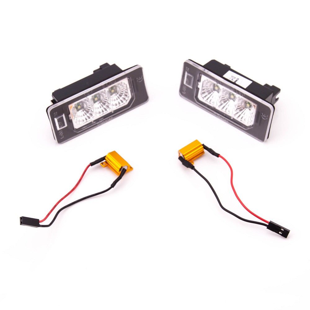 LED Kennzeichenbeleuchtung CREE LED Module Audi VW Seat Skoda mit Zulassung - LEDRide