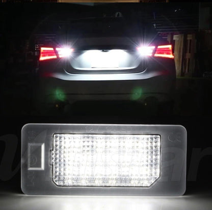 BMW LED Kennzeichenbeleuchtung für 1er 3er 5er X1 X3 X5 X6 M3 M4 - TÜV - frei - LEDRide