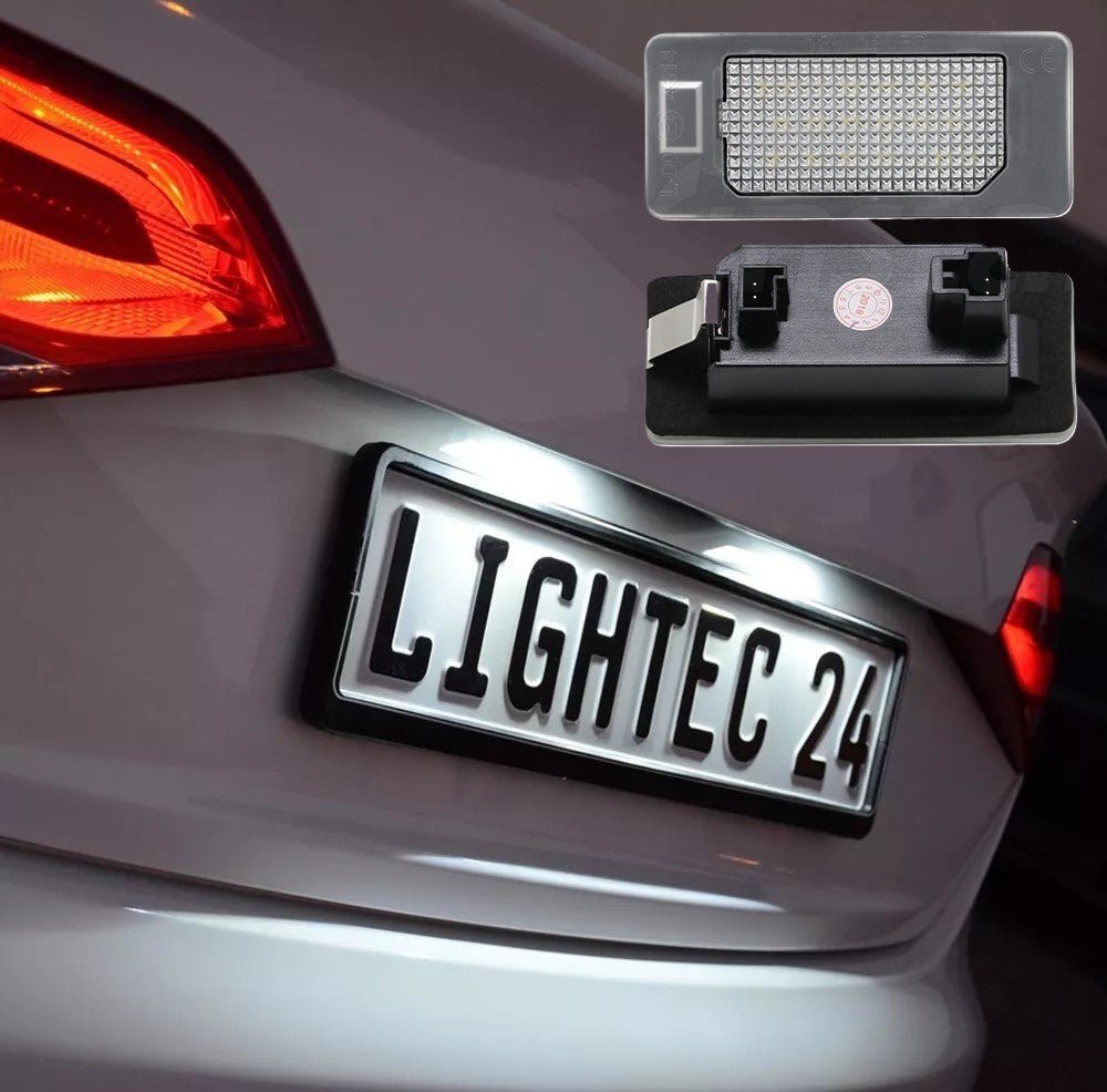 BMW LED Kennzeichenbeleuchtung für 1er 3er 5er X1 X3 X5 X6 M3 M4 - TÜV - frei - LEDRide