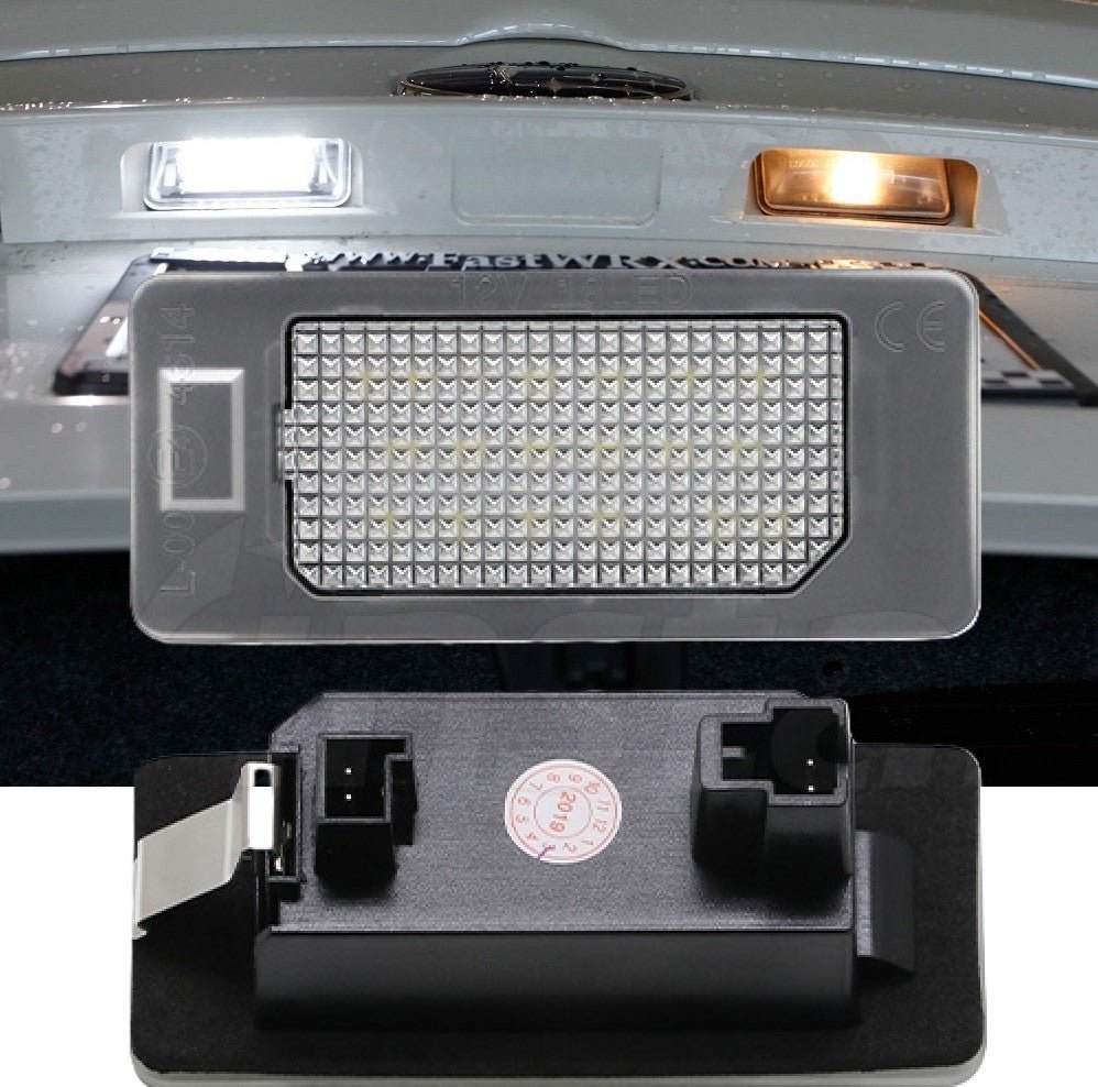 BMW LED Kennzeichenbeleuchtung für 1er 3er 5er X1 X3 X5 X6 M3 M4 - TÜV - frei - LEDRide