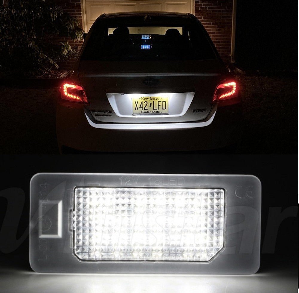 BMW LED Kennzeichenbeleuchtung für 1er 3er 5er X1 X3 X5 X6 M3 M4 - TÜV - frei - LEDRide